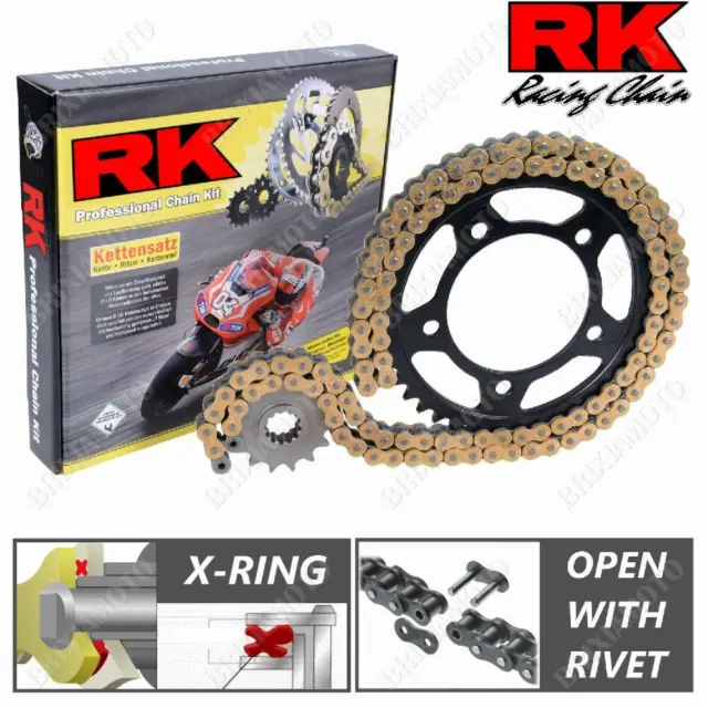 Kette RK 530XS Ritzel 15 Zahnrad 39 Gbr Kawasaki 600 GPX R Ninja 1988-1996