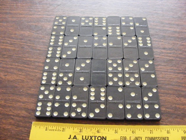 Vintage Wooden Dominoes