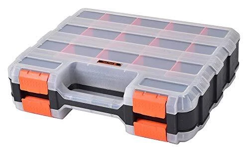 HDX 320028 34-Compartment Double Sided Organizer with Impact Resistant Polyme...