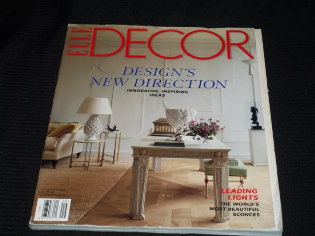 2016 September Elle Décor Magazine - New Designs Front Cover - E 351