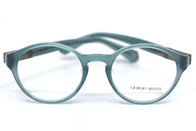 Giorgio Armani AR7002-F 5034 Light Teal Translucent Eyeglasses New Authentic 50