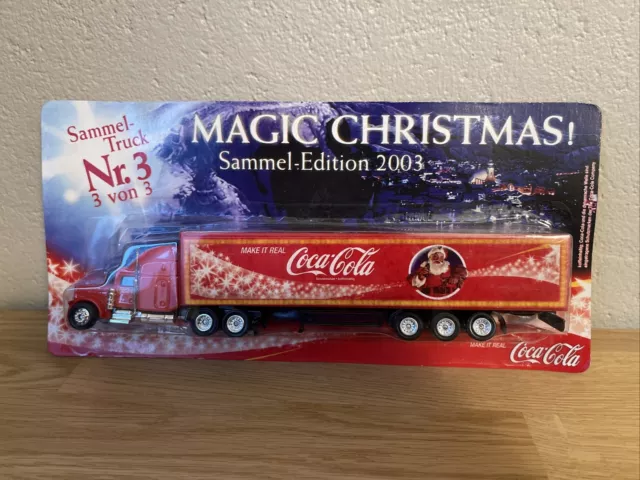 Sammel-Truck "MAGIC CHRISTMAS" COCA COLA Sammel-Edition 2003 Nr. 3v3 H01:87 OVP