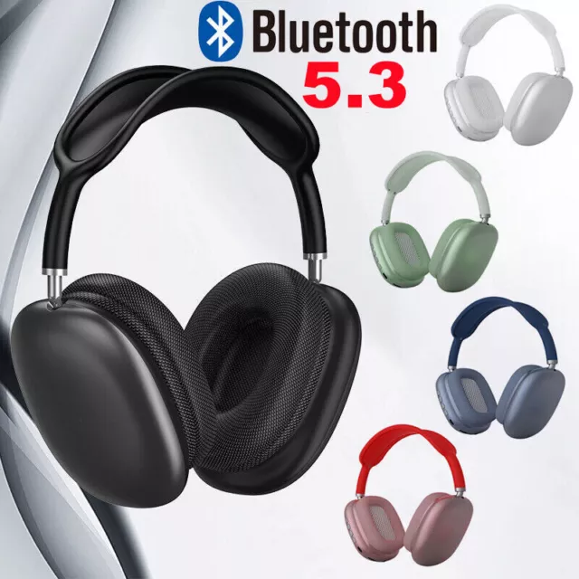 Wireless Headphones Bluetooth Noise Cancelling Stereo Earphones Over Ear Headset