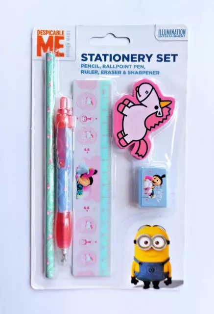 Despicable Me - Minion Made - 'It's So Fluffy'  5-piece Stationery Set