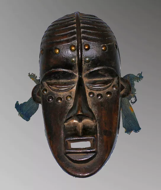African Mask Wood Liberia Bassa Geh Antiques Vintage Ethnic Tribal Wooden Art 2
