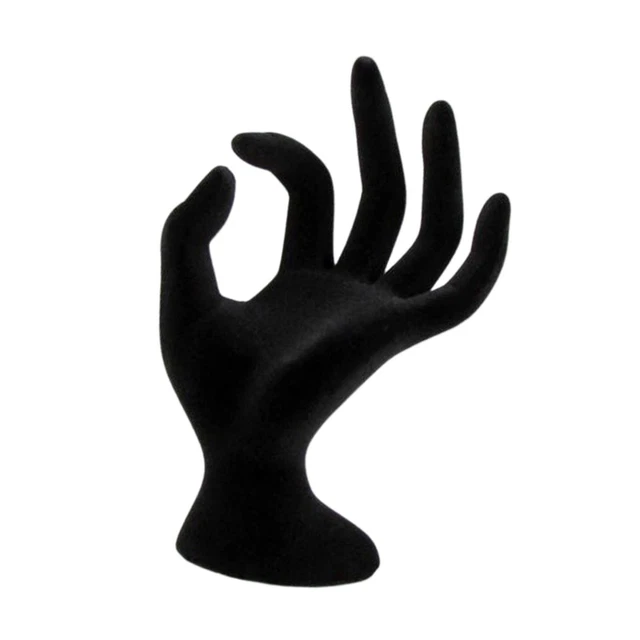 Jewelry Display Stand hand Creative Hanging Stand  Black Flannel