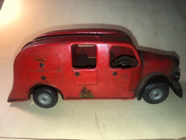 VINTAGE TRI-ANG MINIC Clockwork Fire Engine, (No Ladder) Good Used £35. ...