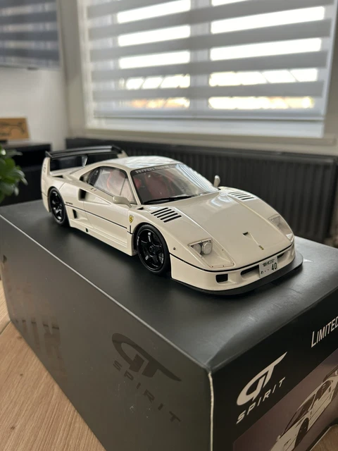 FERRARI F40 1/18 LBWK WHITE GT SPIRIT EUR 170,00 - PicClick FR