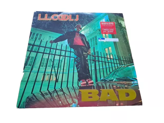 L.L. COOL J Bigger And Deffer BAD LP Vinyl 1987 Hip Hop