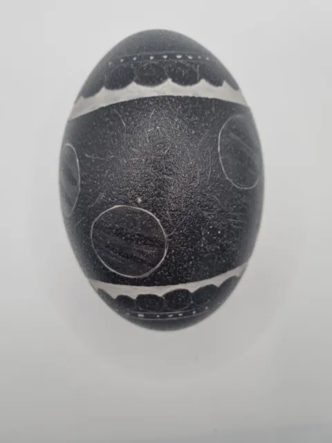 Carved Emu Egg