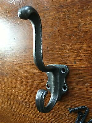 A Classic Antique Style Cast Iron Double Coat Hook Coathook Hanger H1