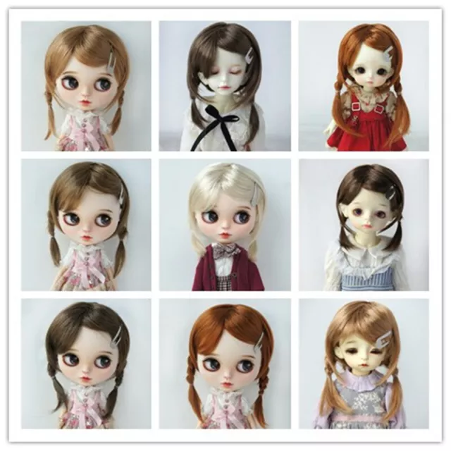 JD509 Cheap Hot Doll Hair Size 5-6inch to 11-12inch BJD Wigs Doll Accessories