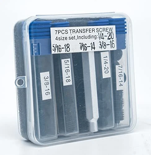 Transfer Screw Set (25PCS 1/4-20, 5/16-18, 3/8-16, 7/16-14 Set)