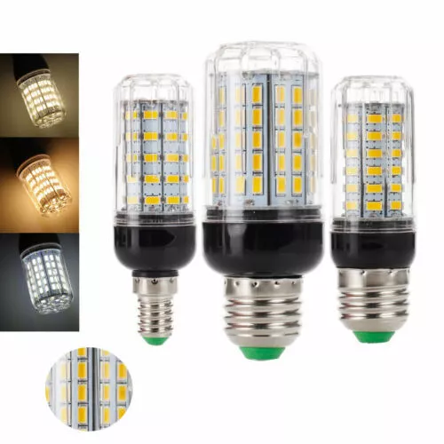 LED Mais Birne E27 E14 E12 E26 B22 24-108LEDs Licht Lampen 110V 220V DC 12V 24V