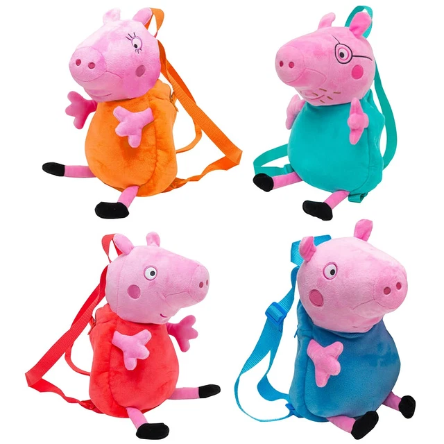PEPPA PIG 3D Plush Toy Kids Backpack Nursery School Bag Sports Rucksack