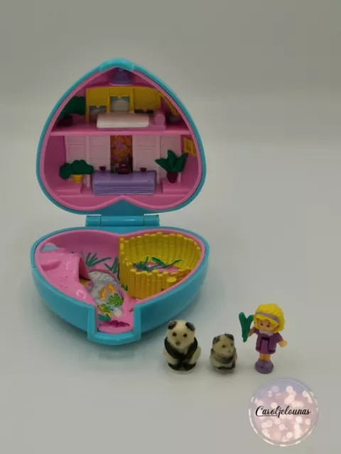 Pretty Panda Pet Parade Polly Pocket Bluebird Mattel 1993 100% Complet
