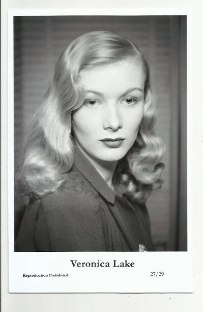 (Bx32) Veronica Lake Swiftsure Photo Postcard (27/29) Filmstar Pin Up Glamour
