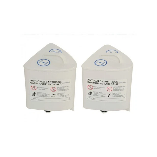 ROWENTA Lot de 2 lingettes microfibres + 1 cartouche anticalcaire