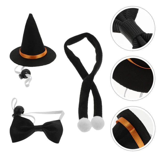 Costume Halloween Drago Barbato Piccolo Animale Sciarpa Criceto Cappello Striscia