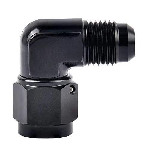 6AN Female to AN6 Male Flare 90 Degree Swivel Fitting Adapter Alu...