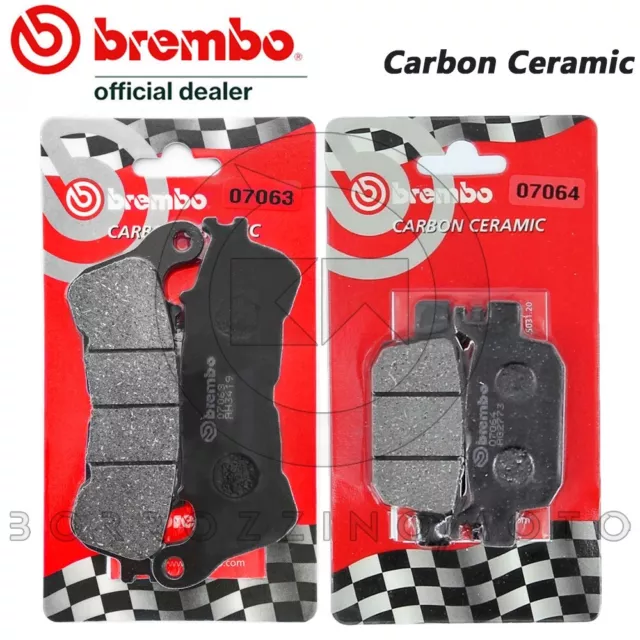 KIT PASTIGLIE FRENO ANTERIORE POSTERIORE BREMBO HONDA SH i ABS 300 2012 2013