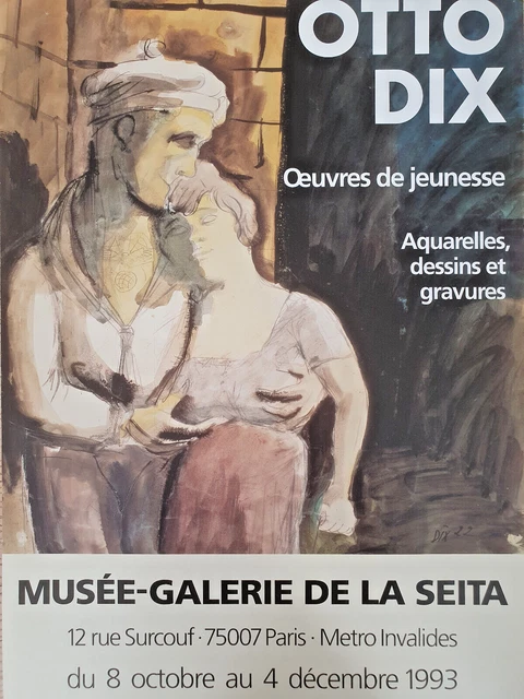 Affiche Originale Exposition Musée Costume Français 16e-20e - Lithographie 1957