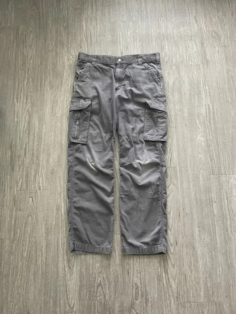 CARHARTT FORCE RELAXED Fit Ripstop Cargo Work Pants 36x34 Mens Gray ...