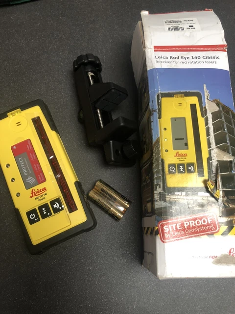 Leica RE 140 Laser Receiver - Rugby Rod Eye Rotary Laser Detector