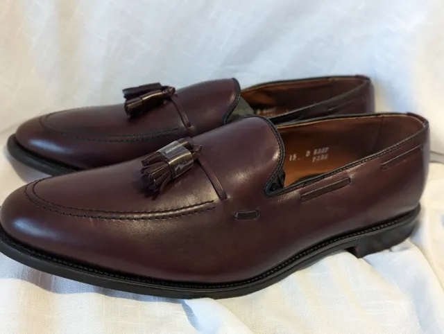 Allen Edmonds Leather Tassel Loafers BRAND NEW Size 15 USA