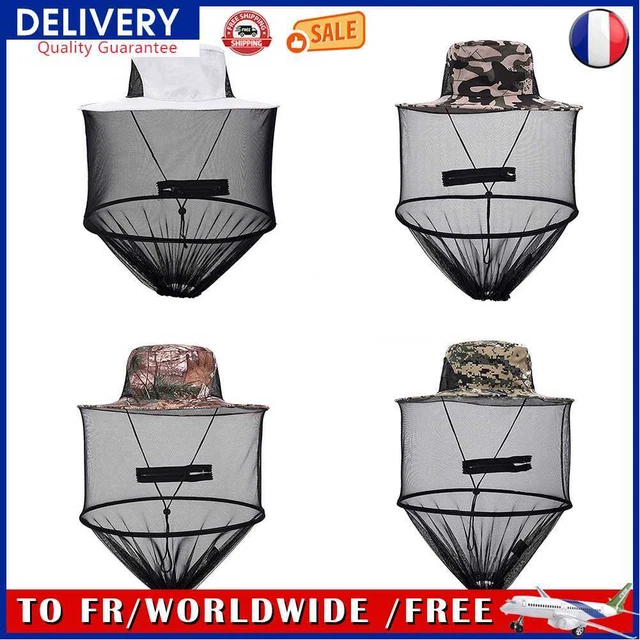 Outdoor Fishing Camping Caps UV Protection Beekeeping Anti-mosquito Fishing Hat
