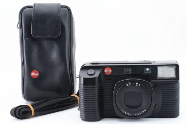 [MINT w/case] Leica AF-C1 TELE black 35mm Point & Shoot Film Camera From JAPAN