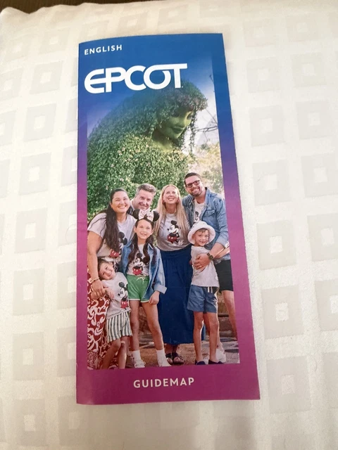 Epcot Guide EPCOT GUIDE MAP 2025 - Theme Park Map - Unused - in Florida Disney USA ...