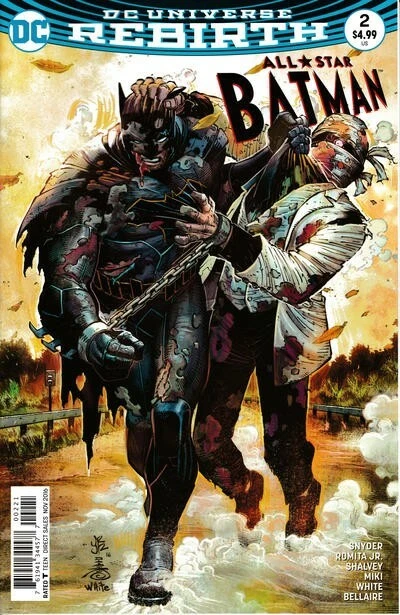 All-Star Batman #2 (2016) John Romita Jr Variant Cover, Snyder, Dc, Nm