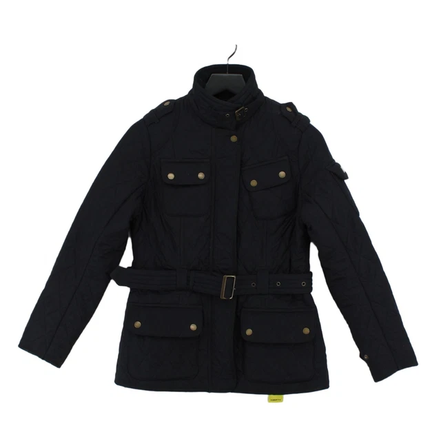 Barbour Women's Coat UK 10 Blue 100% Other Overcoat