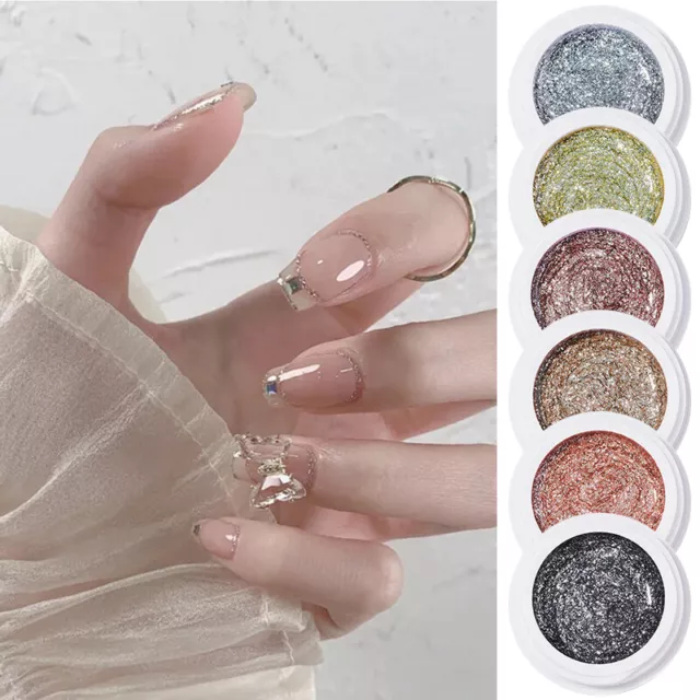 5G Starry UV lucidante gel unghie manicure glitter diamanti E]
