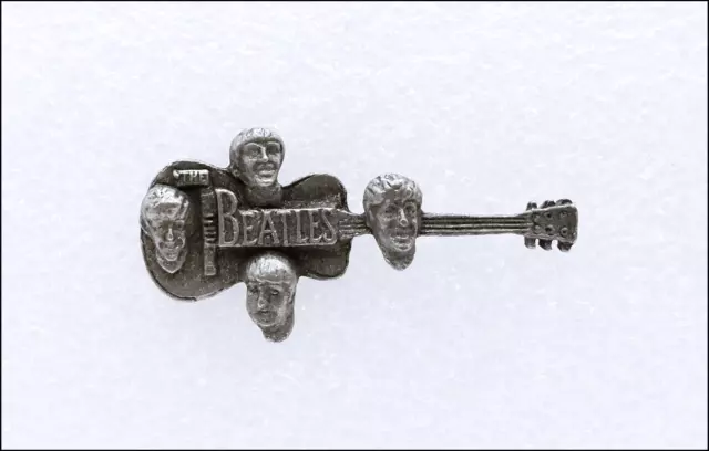 The Beatles Vintage 60's Nems Mini Guitar Pin Badge