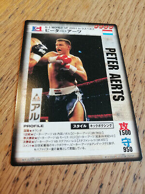 PETER AERTS K-1 Kickboxing 2002 Trading Card UFC MMA PRIDE RIZIN Topps Konami