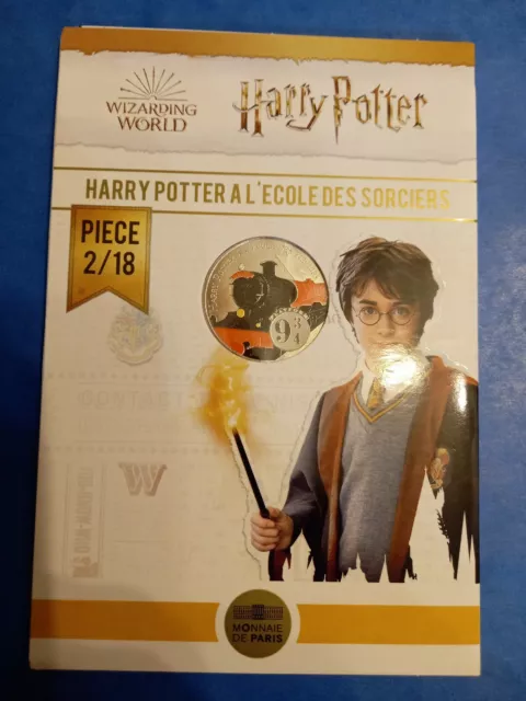 Piece argent Colorisée 10 Euro Harry Potter A L'Ecole Des Sorciers #2