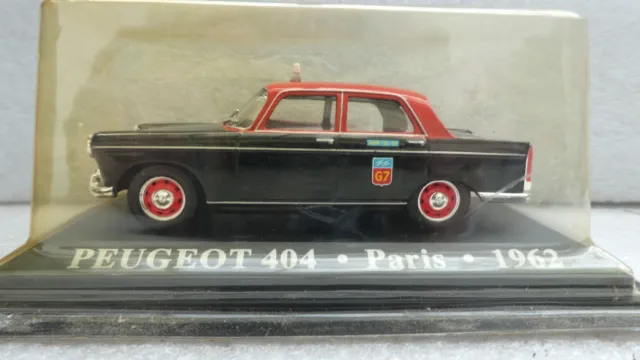 Uh ? Pour Presse Peugeot 404 G7 Taxi Parisien 1962Neuf En Blister