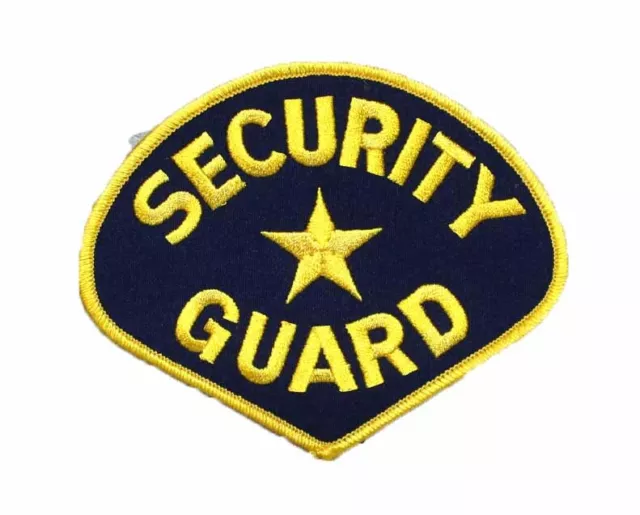 Navy/Yellow Security Guard Patch (Pack of 10) by Solar 1