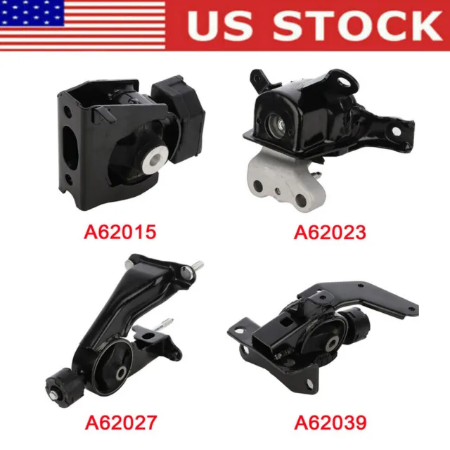 4Piece Engine Motor & Auto Trans Mounts For 2009-2013 Toyota Corolla 1.8L A62027