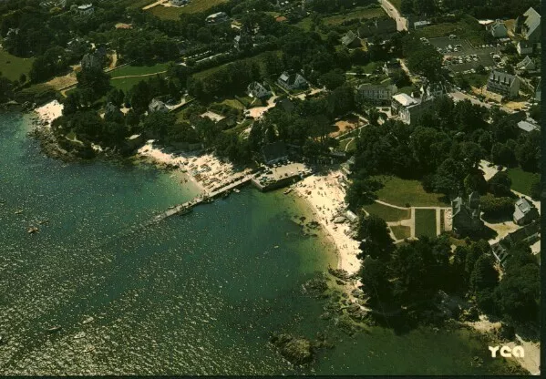 CPA couleur la Bretagne Baie de le Forêt-Fouesnant ( 29 )