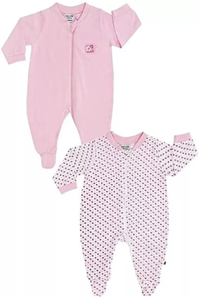 Jacky Baby confezione da 2 pigiama bambina 1 pz maniche lunghe taglia 50-92