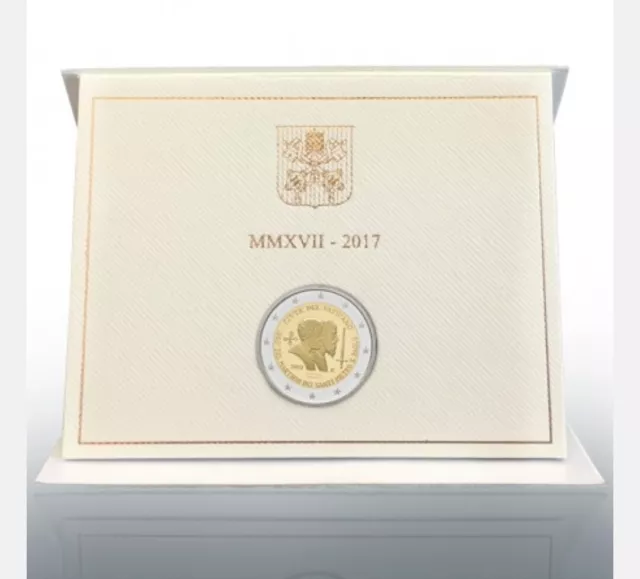 Coffret BU 2 Euros Commémorative Vatican 2017 Saint Pierre et Paul NEUF