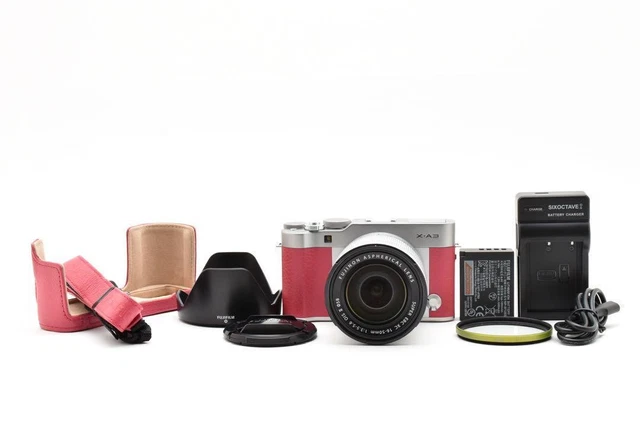 FUJIFILM FUJIFILM X-A3 XC 16-50mm Lens Kit Pink $1,226.89
