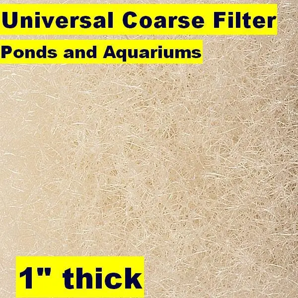 Universal 1" Coarse Filter Media 28"x8' Bulk Mat-aquaculture-pond-fish supplies