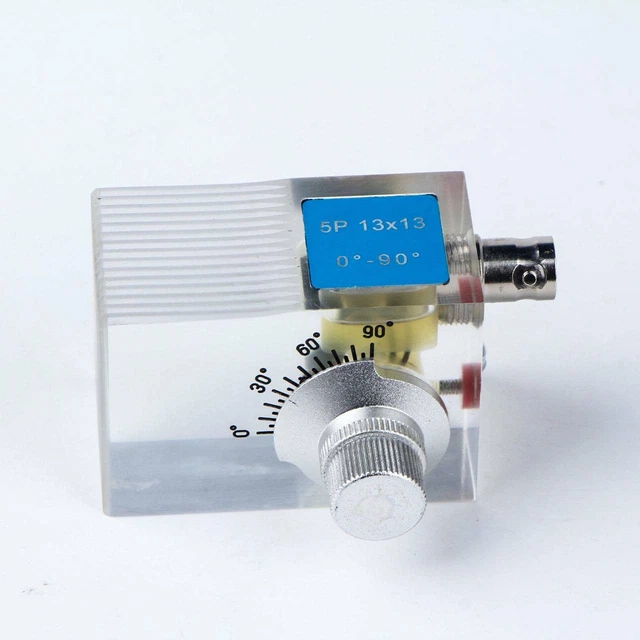 1 pz sensore trasduttore sonda sintonizzabile angolo variabile per rilevatore di difetti ad ultrasuoni