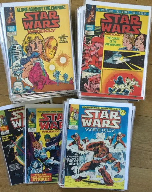 Star Wars Weekly #1-117 (Marvel UK comics) complete run