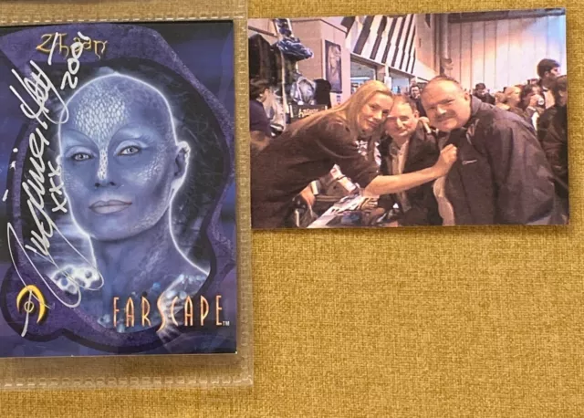 Farscape SF4 Trading Card Signed by Virginia Hey as Pa'u Zotoh Zhaan