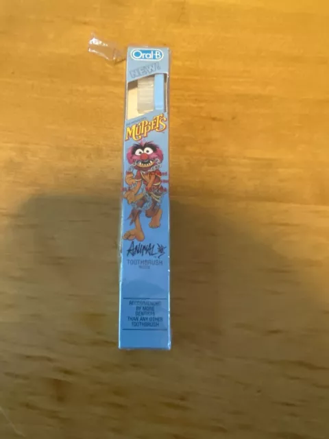 NEW 1984 SEALED Muppets "ANIMAL" TOOTHBRUSH Retro Oral-B Vintage NOS / NEW! Rare